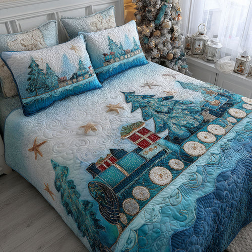 Magic Rails 3-Piece Quilted Bedding Set NCU0PT10312