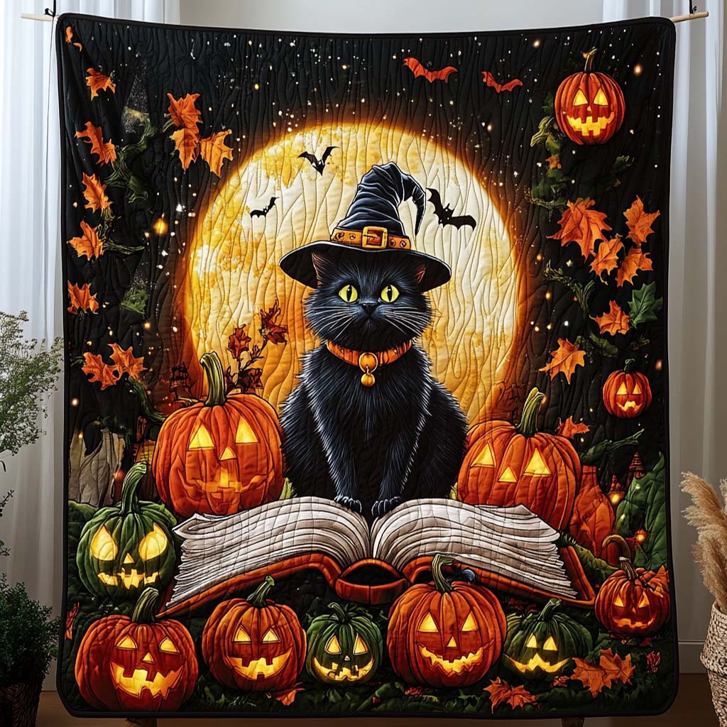 Magic Spell Cat Quilted Blanket NCU0NT9524