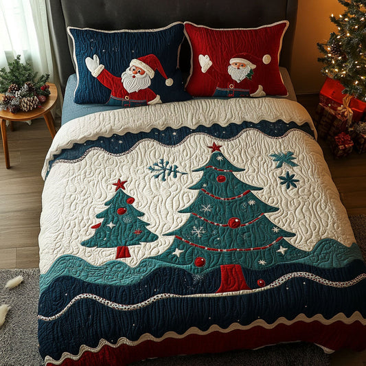 Magic Under the Pines 3-Piece Quilted Bedding Set NCU0PT9827