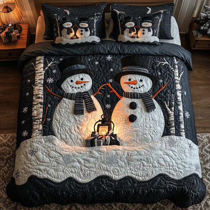 Magical Christmas Eve 3-Piece Quilted Bedding Set NCU0NT11158
