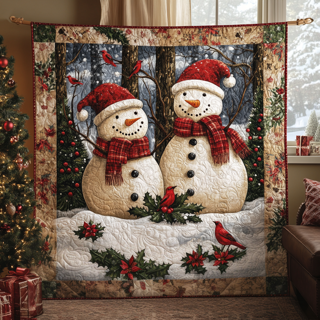 Magical Christmas Eve Quilted Blanket NCU0TL1637