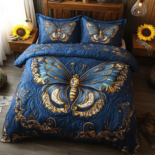Magical Wings 3-Piece Quilted Bedding Set NCU0VL1648
