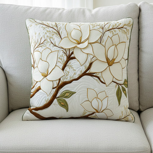 Magnolia Blossom Quilted Pillow Case NCU0NT6642