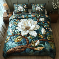 Magnolia Whisper Quilted Bedding Set NCU0DV3624