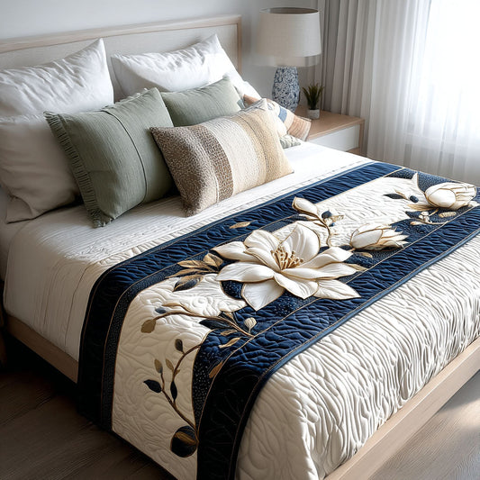 Magnolia Aura Quilted Bed Runner NCU0PT7889