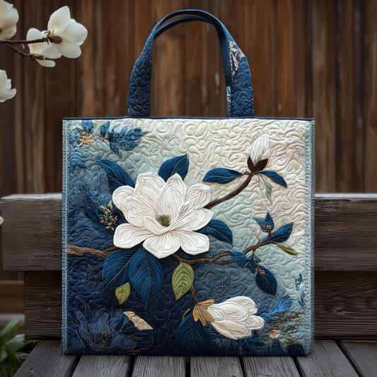 Magnolia Beauty Quilted Tote Bag NCU0PT7948