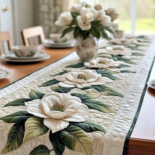 Magnolia Belle Quilted Table Runner NCU0PT3853