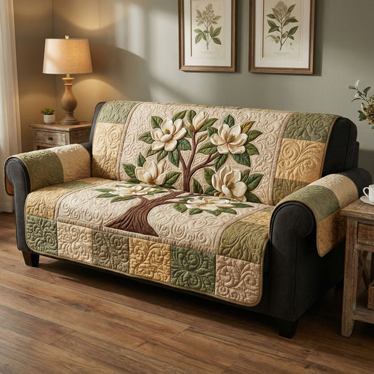 Magnolia Comfort Quilted Sofa Cover NCU0TD2380