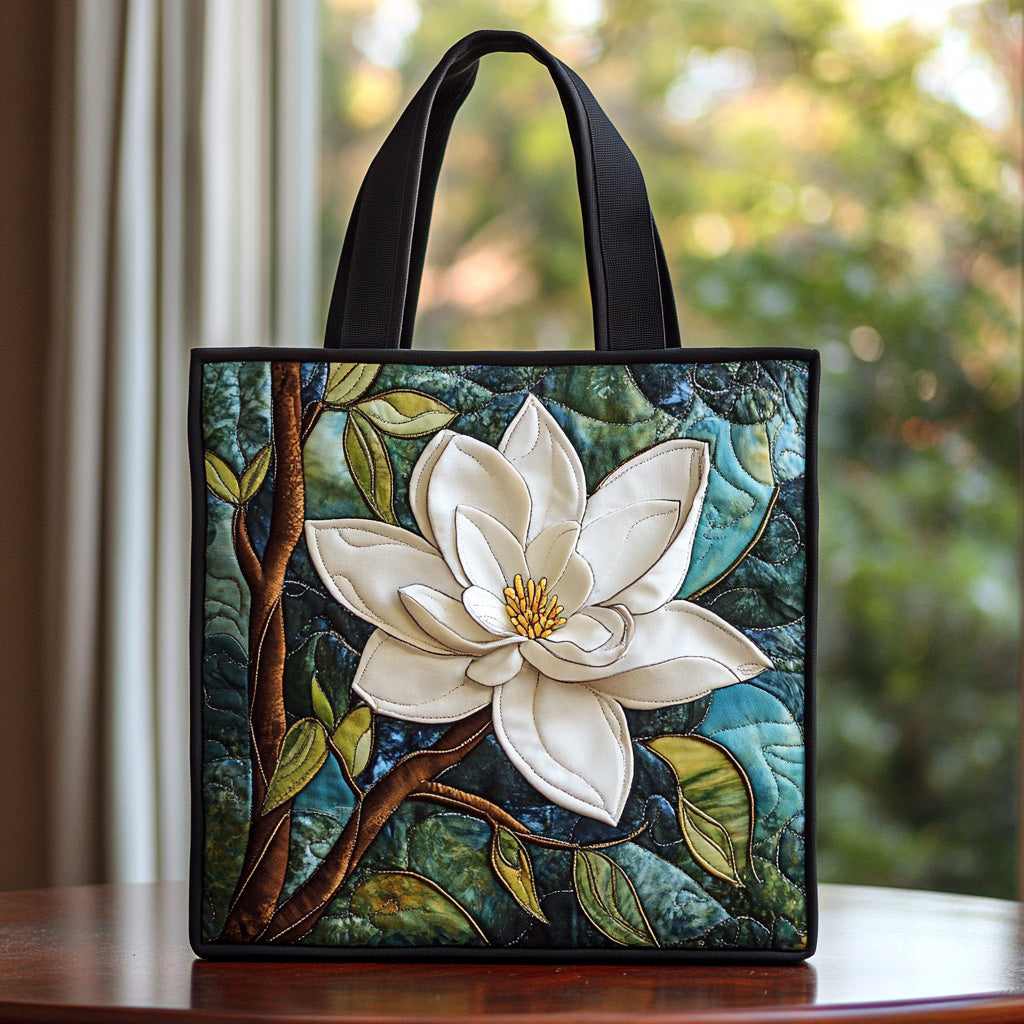 Magnolia Dream Quilted Tote Bag NCU0DV6826