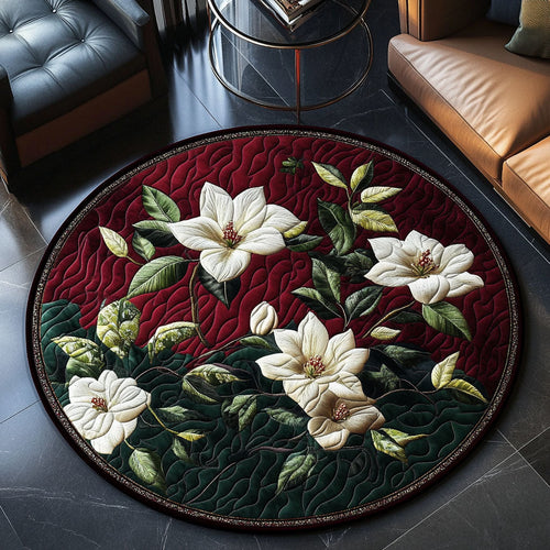 Magnolia Dreams Quilted Round Mat NCU0PT3627