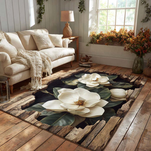 Magnolia Elegance Area Rug NCU0XD999