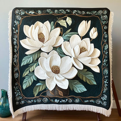Magnolia Embrace Woven Sofa Blanket NCU0PT5091