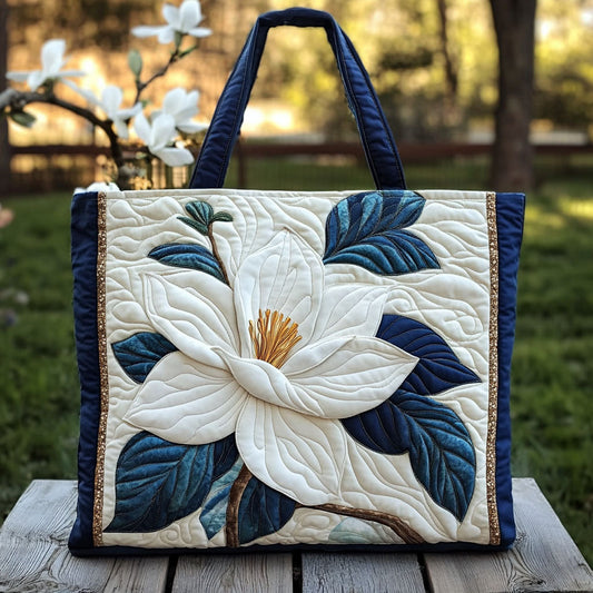 Magnolia Fantasy Quilted Tote Bag NCU0PT7952