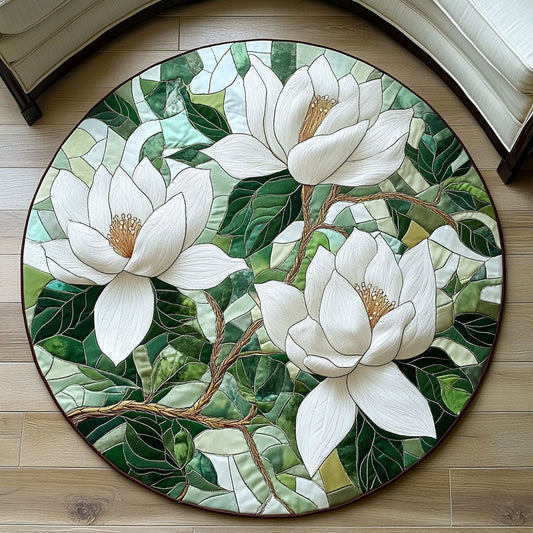 Magnolia Harmony Quilted Round Mat NCU0NT4214