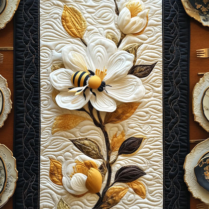 Magnolia Pathway Buzz Quilted Table Runner NCU0PT3794