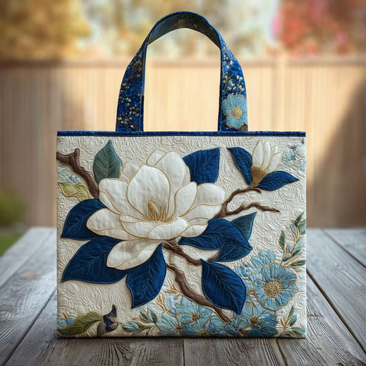 Magnolia Peace Quilted Tote Bag NCU0PT7957
