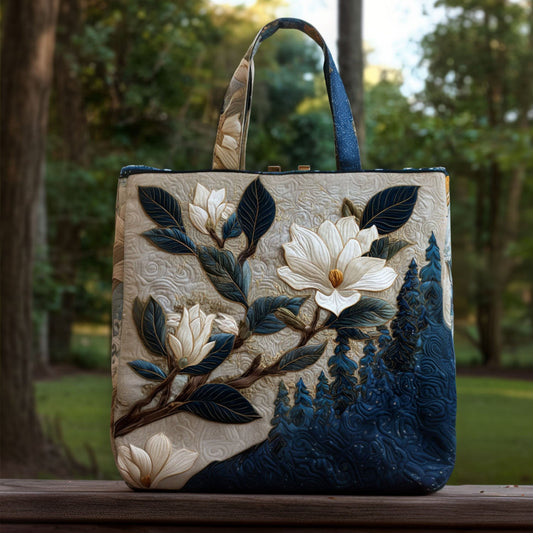 Magnolia Sky Quilted Tote Bag NCU0PT7959