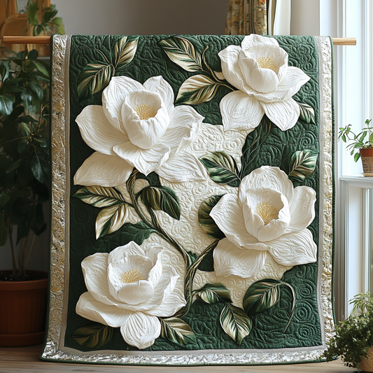 Magnolia Whisper Quilted Blanket NCU0DV3667