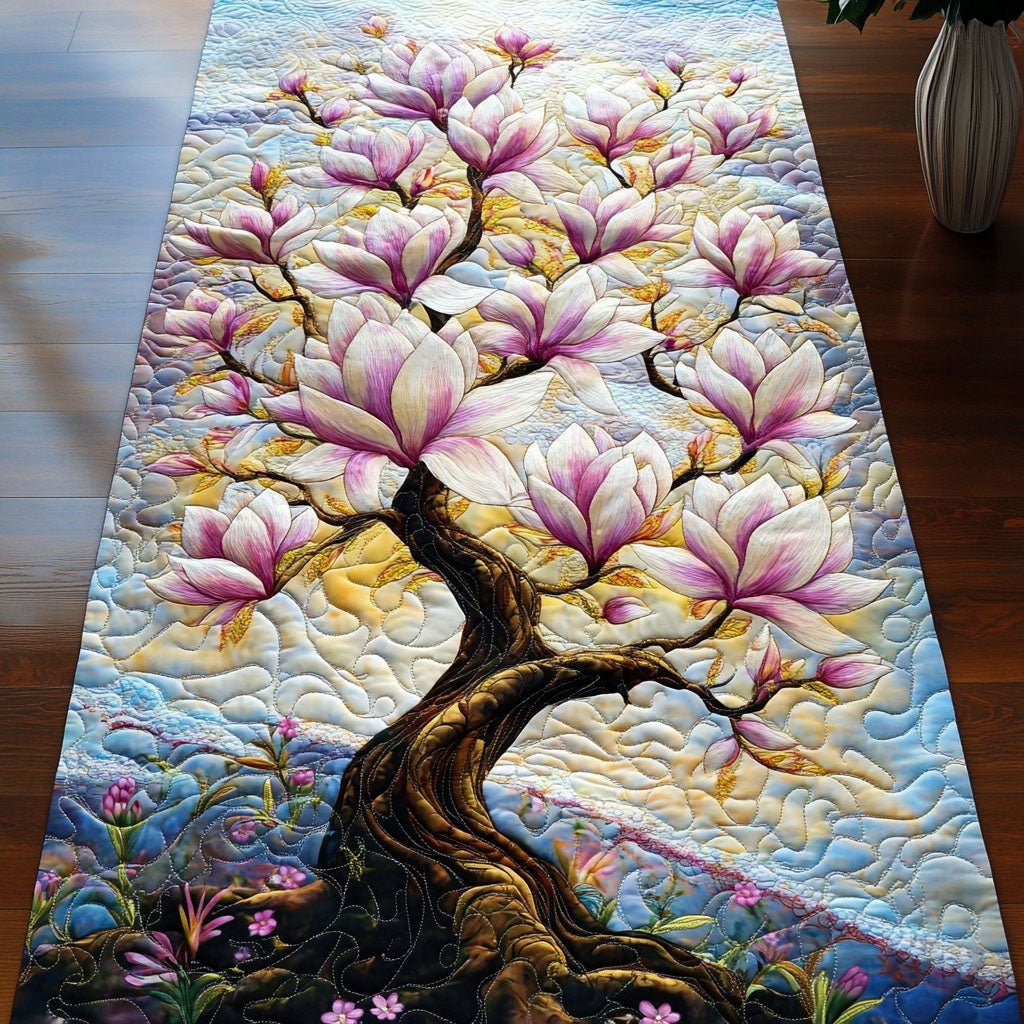 Majestic Bloom Quilted Table Runner NCU0NT6905