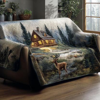 Majestic Buck Quilted Sofa Cover NCU0NT12742