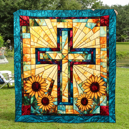 Majestic Cross Quilted Blanket NCU0VL529