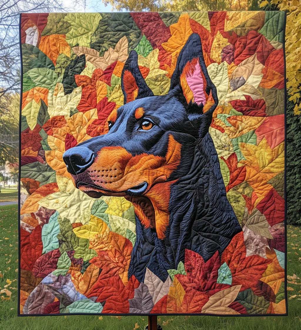 Majestic Dober Guard Quilted Blanket NCU0PT987