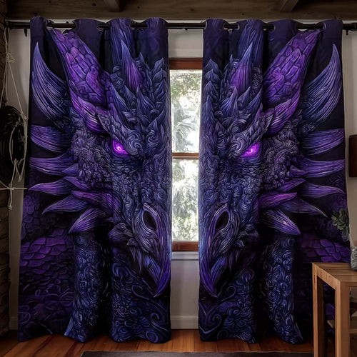 Majestic Dragon Quilted Curtains NCU0NT11173