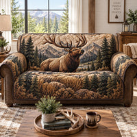 Majestic Elk Valley Quilted Sofa Cover NCU0DV10096