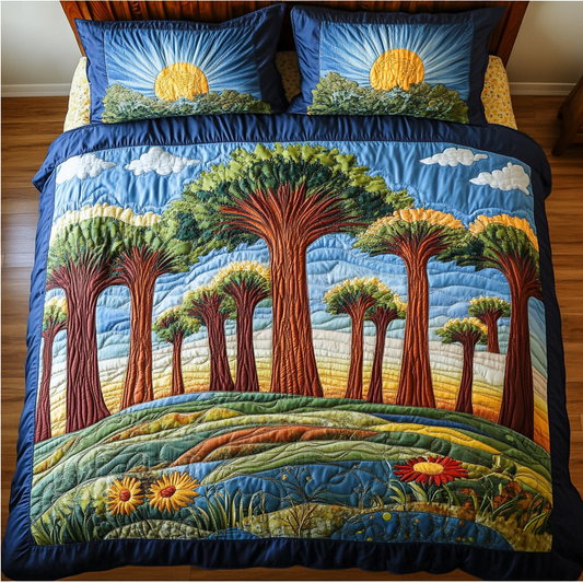 Majestic Forest Quilted Bedding Set NCU0DK6414