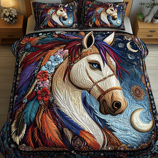 Majestic Grace 3-Piece Quilted Bedding Set NCU0VH990
