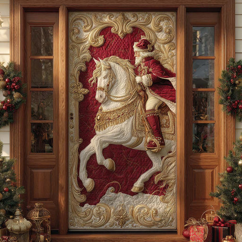 Majestic Holiday Stallion Quilted Door Cover NCU0XD1939