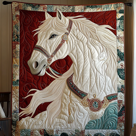 Majestic Horse Quilted Blanket NCU0DK8395