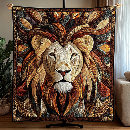 Majestic Lion Quilted Blanket NCU0VH2706