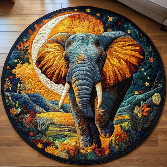 Majestic Matriarch Quilted Round Mat NCU0DK1050