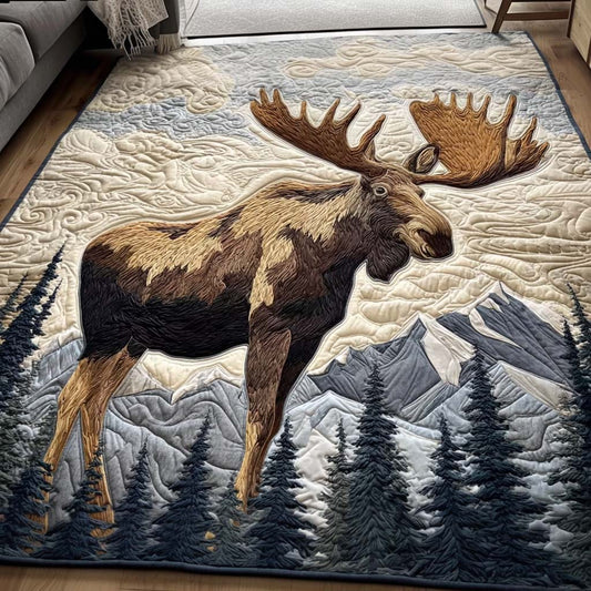Majestic Moose Area Rug NCU0NT10351