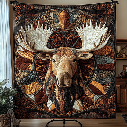 Majestic Moose Quilted Blanket NCU0VH2700