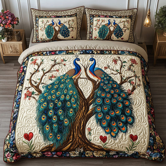Majestic Pair 3-Piece Quilted Bedding Set NCU0NT3082