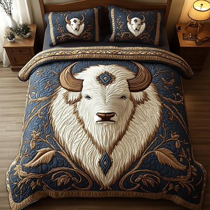 Majestic Plains 3-Piece Quilted Bedding Set NCU0DV2415
