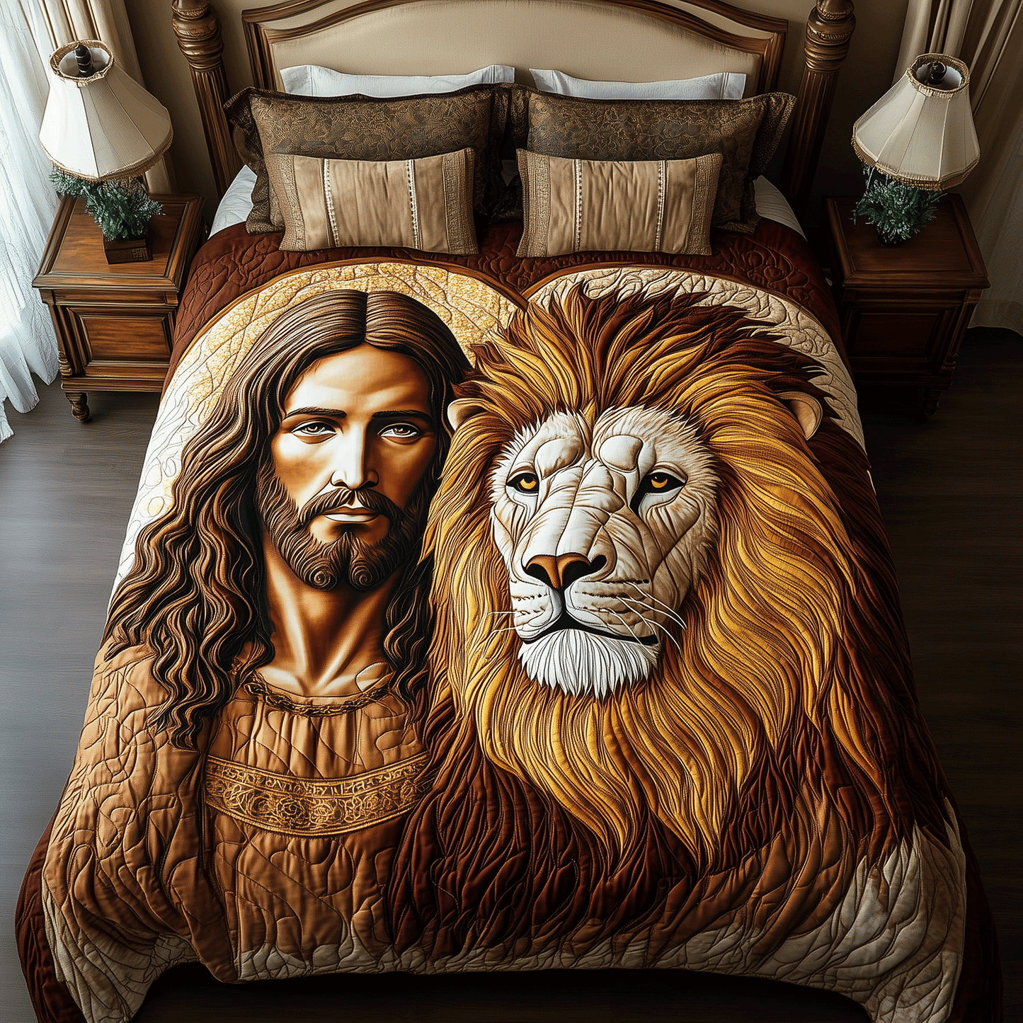 Majestic Protector 3-Piece Quilted Bedding Set NCU0TH2390