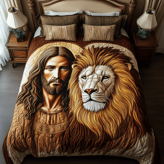 Majestic Protector 3-Piece Quilted Bedding Set NCU0TH2390