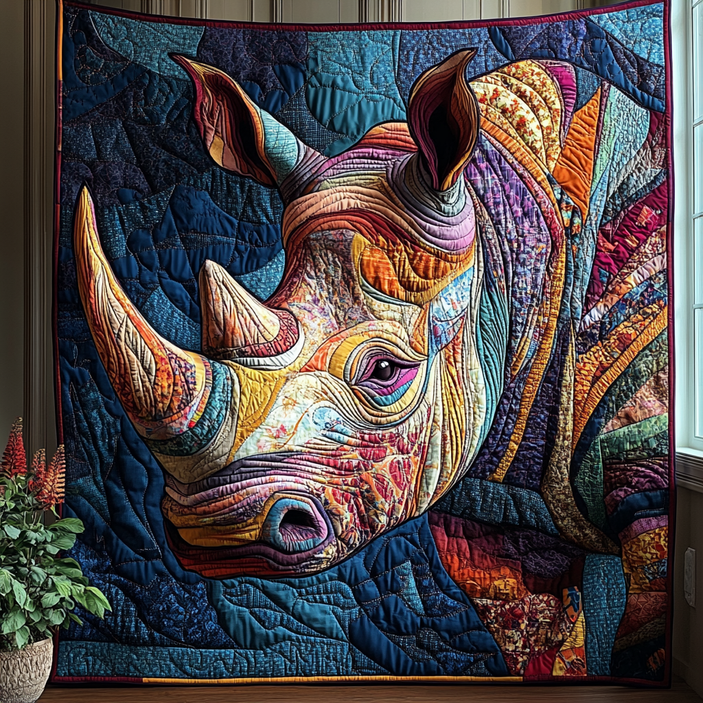 Majestic Rhino Quilted Blanket NCU0DV3768