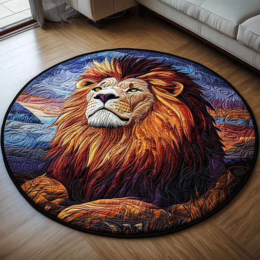 Majestic Roar Quilted Round Mat NCU0DV3699