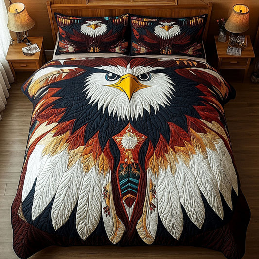 Majestic Spirits 3-Piece Quilted Bedding Set NCU0PT3100