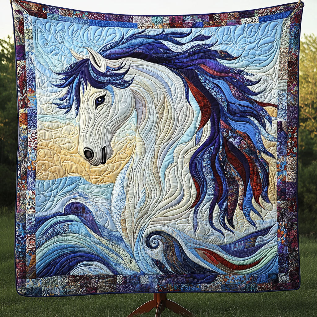 Majestic Stallion Quilted Blanket NCU0PT4365