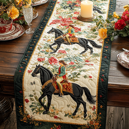 Majestic Stallion Quilted Table Runner NCU0VH3460