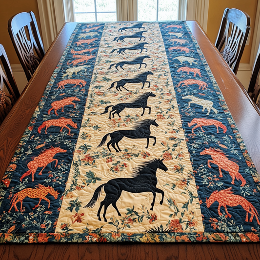 Majestic Steed Quilted Table Runner NCU0DK4361