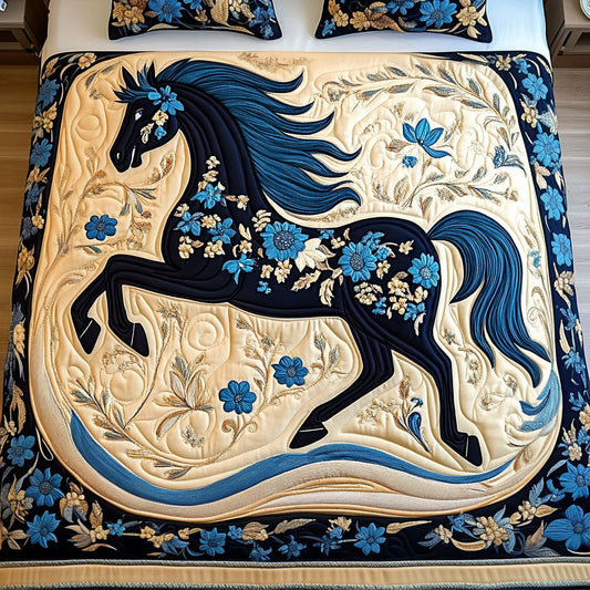 Majestic Stride 3-Piece Quilted Bedding Set NCU0NT2701