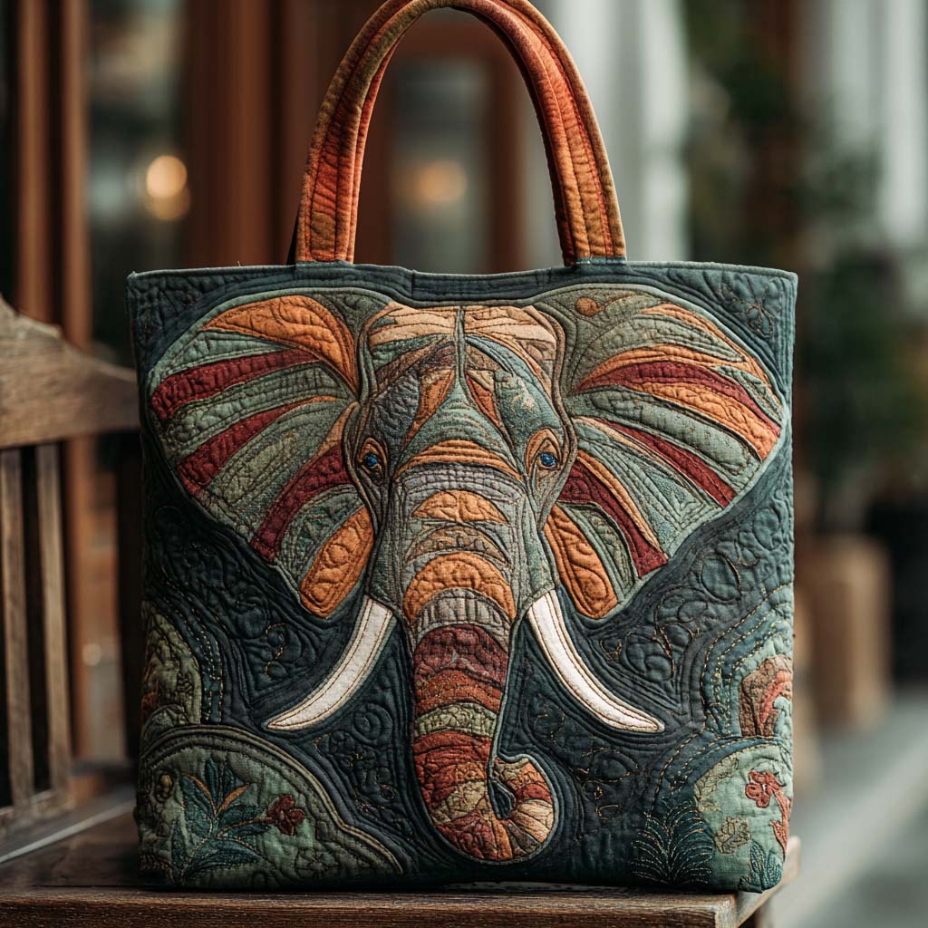 Majestic Trunk Quilted Tote Bag NCU0PT9445