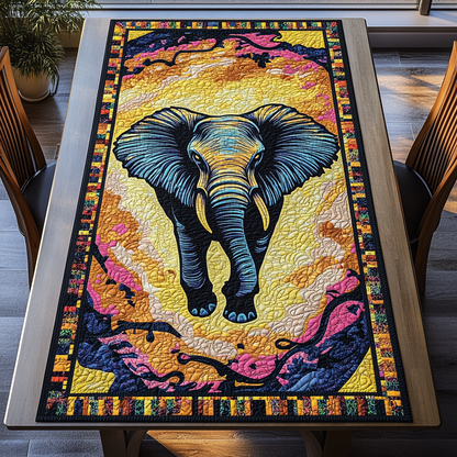 Majestic Tusk Quilted Table Runner NCU0DK4461
