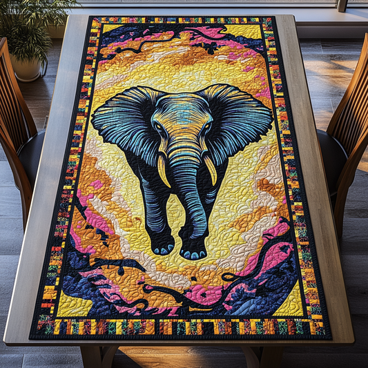 Majestic Tusk Quilted Table Runner NCU0DK4461